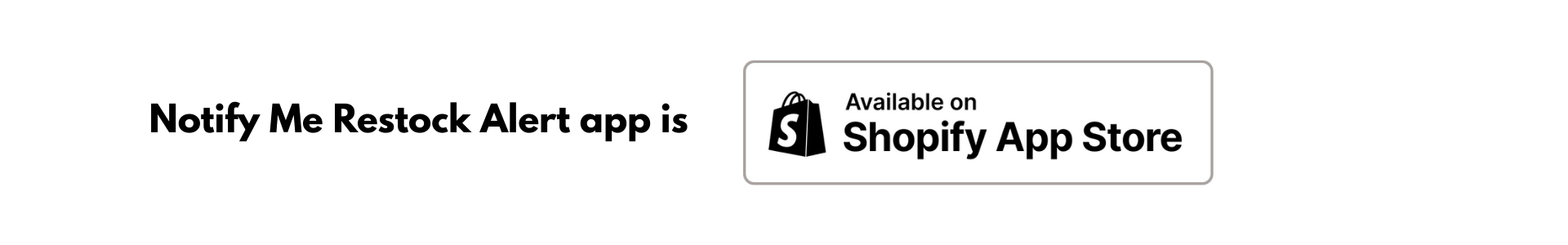 Notify me app for collectables store
